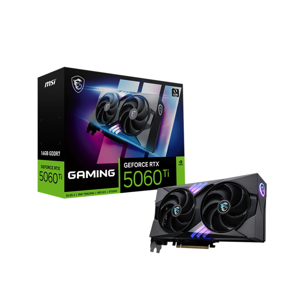 Видеокарта MSI GeForce RTX 5060 Ti 16G GAMING